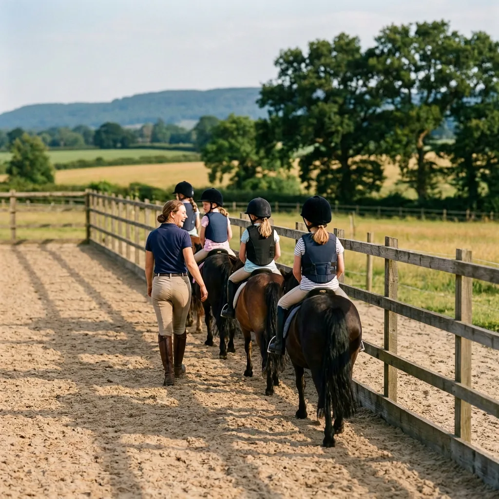 Cours de poney à Saint-Jean-de-Thurigneux, Ain